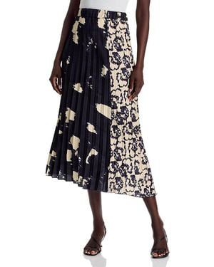 La Fee Maraboutee Pleated Midi Skirt - Black