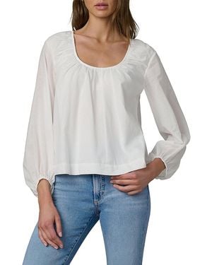 Joe's Jeans The Carli U Neck Blouse - Gray