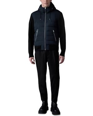 Mackage Andrew Mixed Media Light Down Jacket - Blue