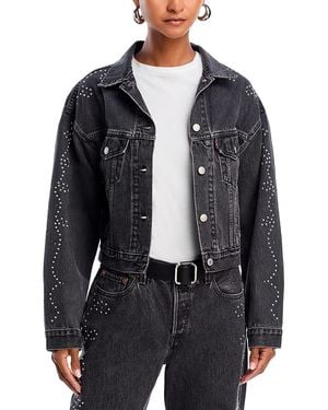 Levi's Shrunken '90S Studded Denim Jacket - Black
