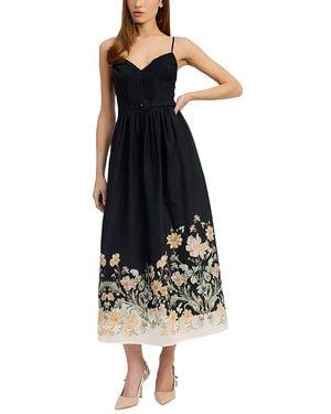 En Saison Iris Midi Dress - Black