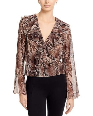 Wayf Sylvia Wrap Top - Multicolor