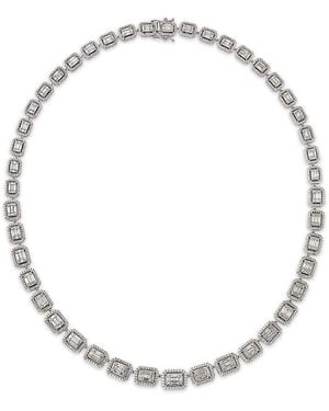Bloomingdale's Fine Collection Luxe Collection Diamond Mosaic Collar Necklace - Metallic