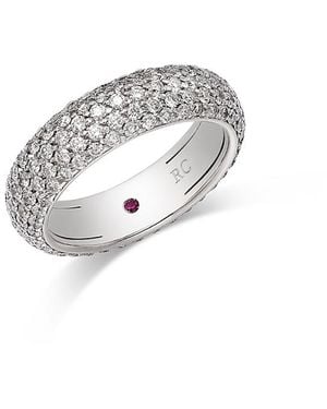 Roberto Coin 18K Diamond Classic Diamond Pave Band - White