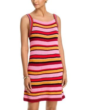 French Connection Motley Knit Mini Dress - Red