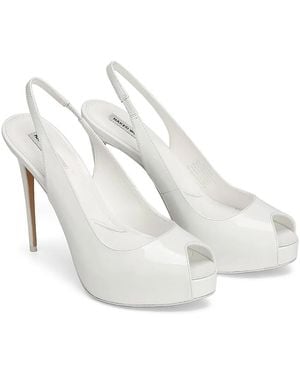 Naked Wolfe River Heels - White