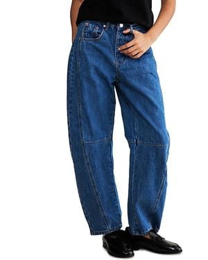 PARKE The Horseshoe High Rise Jeans - Blue