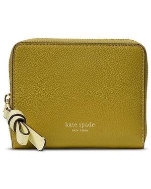 Kate Spade Loop Small Leather Zip Wallet - Green