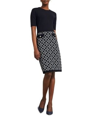 Hobbs Perrie Knit Dress - Black