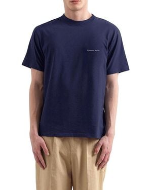 Edmmond Studios Banquet Hall Print T-Shirt - Blue