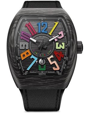Franck Muller Vanguard Classic Carbon Watch, 53.7Mm X 44Mm - Gray