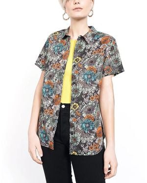 WILDFANG The Essential Button Up Shirt - Blue