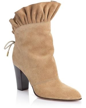 Chloé Anouk Suede Ankle Boots - Brown