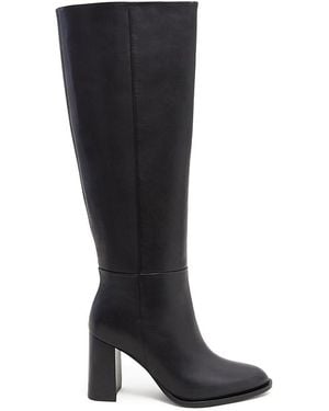 Hobbs Prim Pull On High Heel Boots - Black