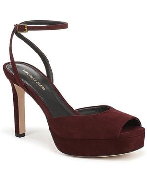 Veronica Beard Brianne Platform Sandals - Brown