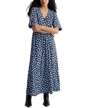 Seasalt Cornwall Chateaux Half Sleeve Dress - Blue