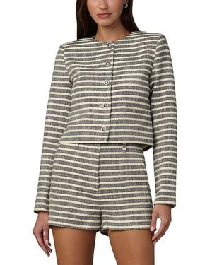 Joe's Jeans The Talia Cropped Jacket - Gray