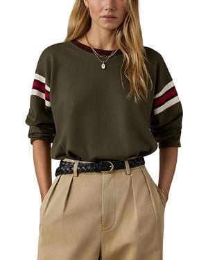 Faherty Throwback Cotton Long Sleeve Tee - Green
