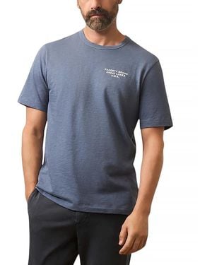 Faherty Sunwashed Graphic Tee - Blue