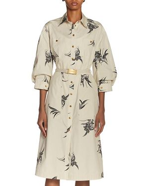 Moncler Shirt Dress - Natural