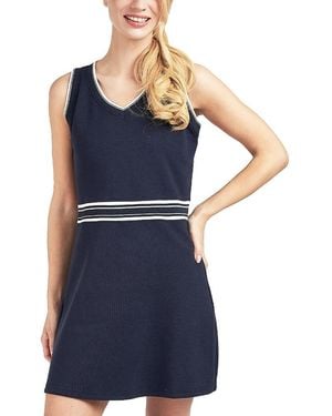 Elle Collection Drop Waist Dress - Blue