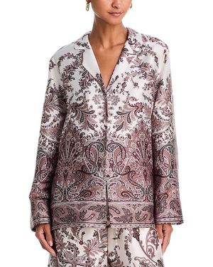 Kobi Halperin Naomi Notched Collar Blouse - Multicolor