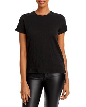 ATM Anthony Thomas Melillo Schoolboy Crewneck Tee - Black