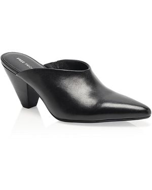 Free People Stellar Leather Mules - Black