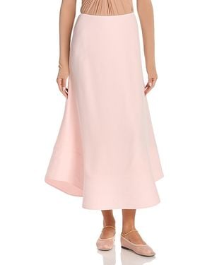 Stella McCartney Silk Midi Skirt - Pink