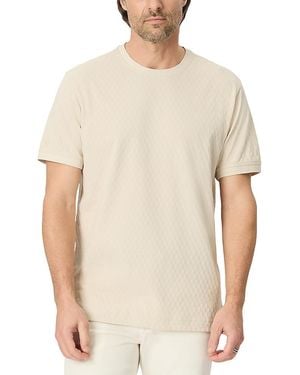 Robert Graham Rowsley Cotton Knit T-Shirt - Natural