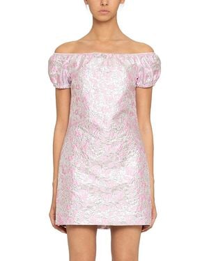 Des Phemmes Des_Phemmes Off The Shoulder Mini Dress - White