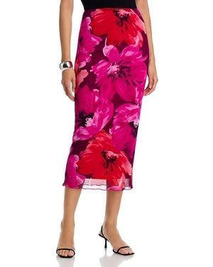 Aqua Mesh Skirt - Pink