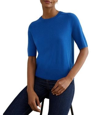 Hobbs Leena Raglan Sleeve Top - Blue