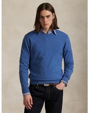 Polo Ralph Lauren Wool Crewneck Sweater - Blue