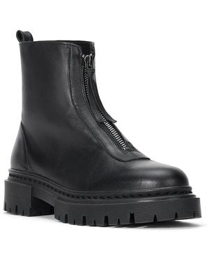 STAUD Miles Zip Ankle Boots - Black