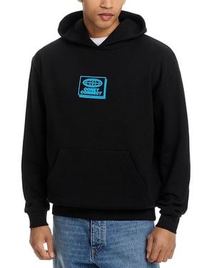 Coney Island Picnic Mountains Graphic Pullover Hoodie - Black
