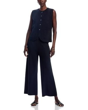 Sioni Sweater Vest & Wide Leg Pants Set - Blue