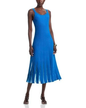Tahari The Raelynn Sweater Dress - Blue