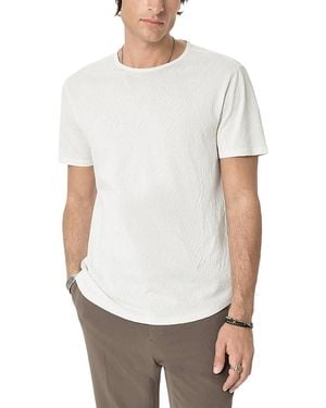 John Varvatos Mooney Textured Crewneck T-Shirt - White