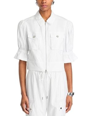 Cinq À Sept Holly Parachute Jacket - White