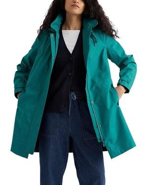 Seasalt Cornwall Cloudburst Mac Coat - Blue