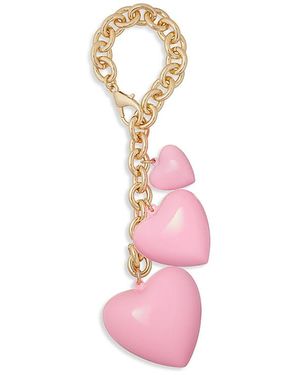 Roxanne Assoulin Puffy Heart Bag Charm - Pink