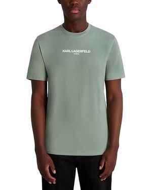 Karl Lagerfeld Core Logo Tee - Green