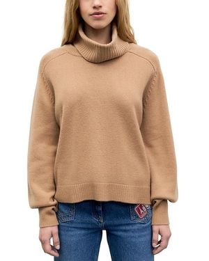 Gerard Darel Ramia Wool Turtleneck Sweater - Blue