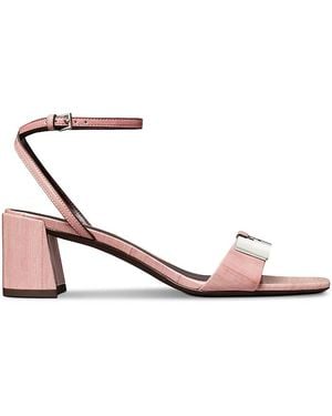 Tory Burch Gigi Block Heel Sandals - Pink