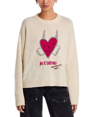ZADIG & VOLTAIRE ロゴ入りニット Buy Zadig and Voltaire Kennedy Rock Sweater - FashionClap