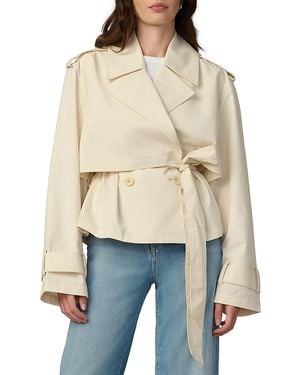 Joe's Jeans The Liz Cropped Trench Coat - Natural
