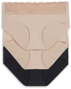 B.tempt'd B. Tempt'D By Wacoal B. Bare Hipsters, Set Of 3 - Black
