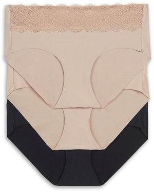 B.tempt'd B. Tempt'D By Wacoal B. Bare Hipsters, Set Of 3 - Black