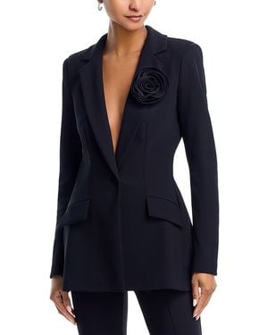 La Petite Robe Di Chiara Boni Ociss Fiore Blazer - Blue